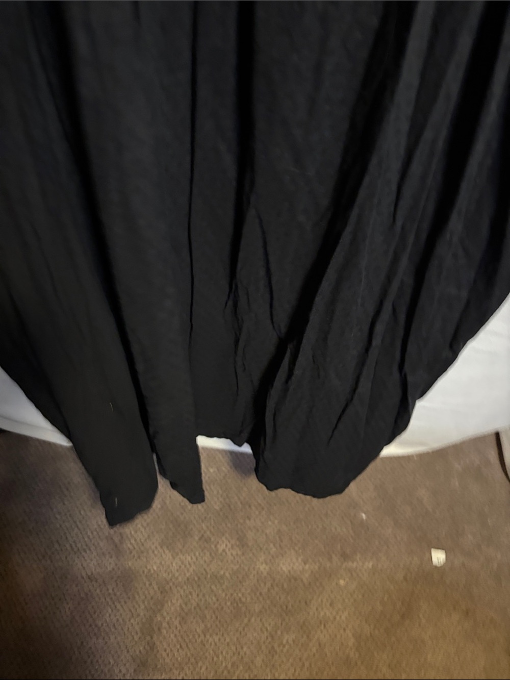 Universal Thread Black Maxi Dress with Balloon Sleeves - Picture 6 of 11